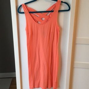 Salmon beach dress